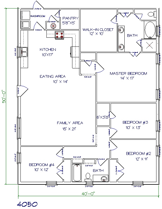 Texas Metal Home Floor Plans